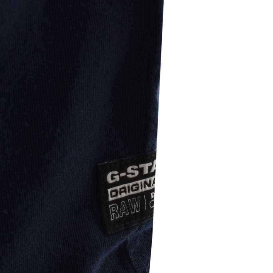 Alternative Image for ProductG Star Raw Logo T Shirt Navy3